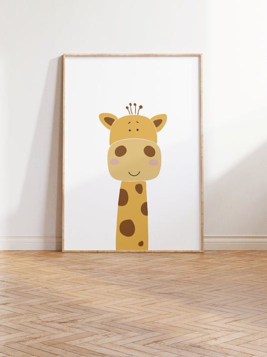 Giraffen Gudrun - Littleposter.dk