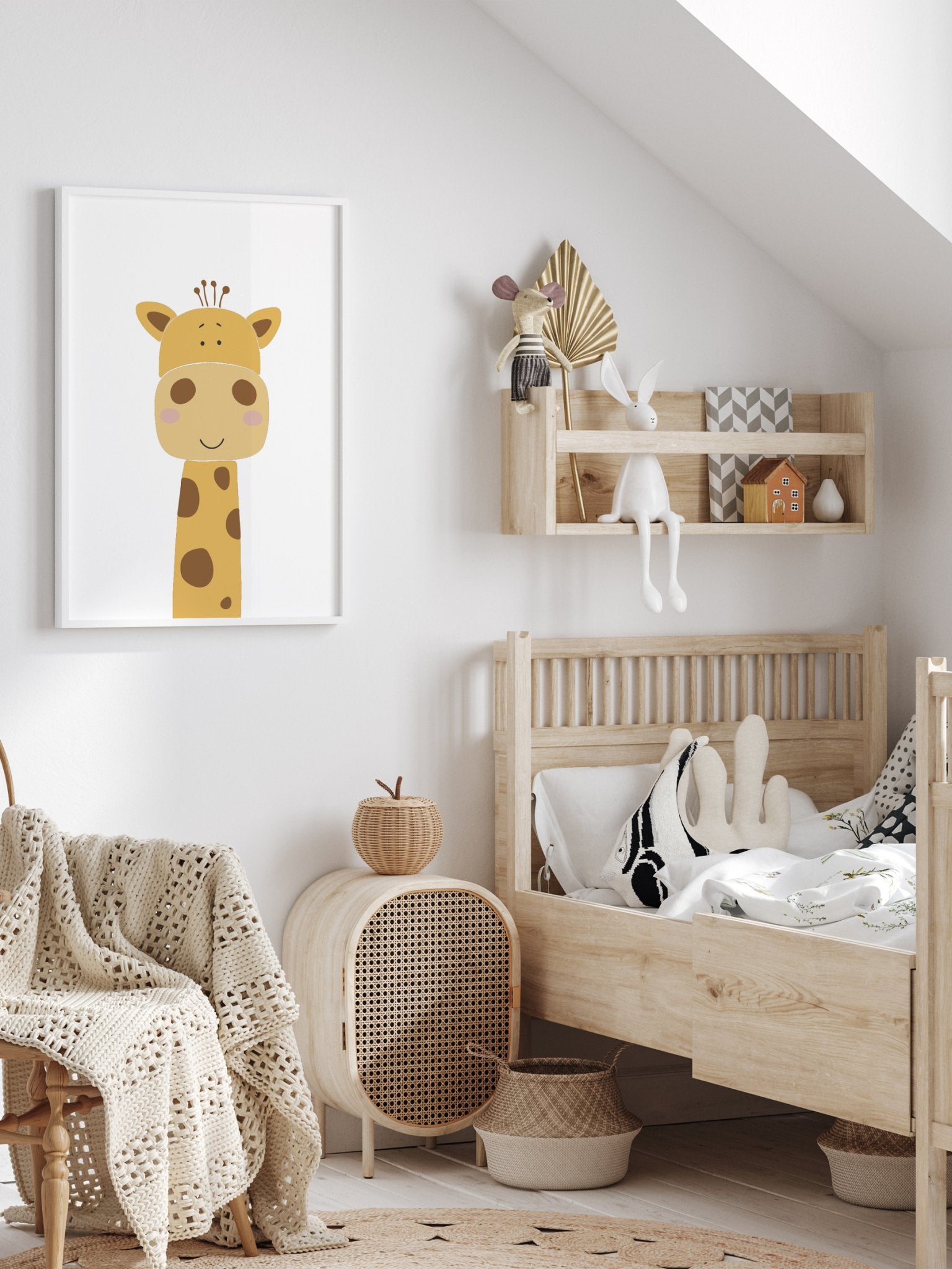 Giraffen Gudrun - Littleposter.dk