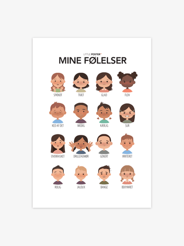 Mine Følelser - Littleposter.dk