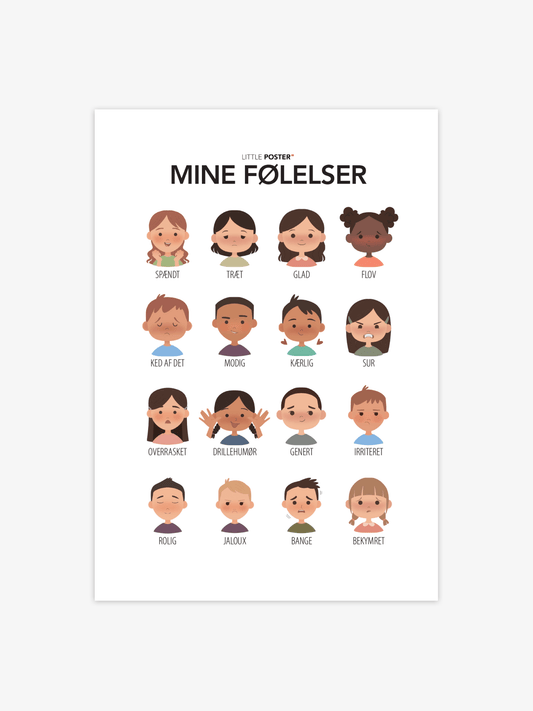 Mine Følelser - Littleposter.dk